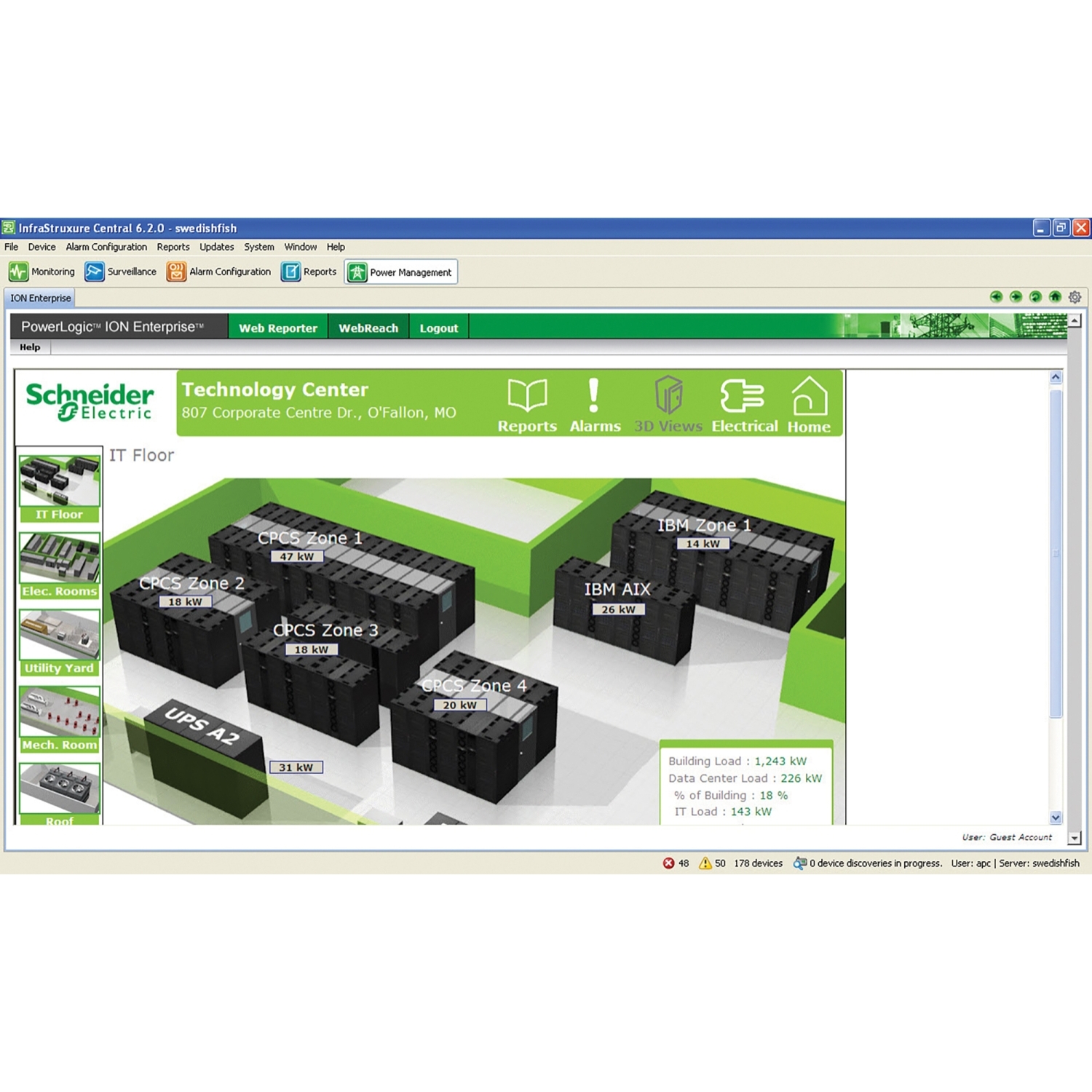 APC StruxureWare Data Center Expert 엔터프라이즈, ap9475